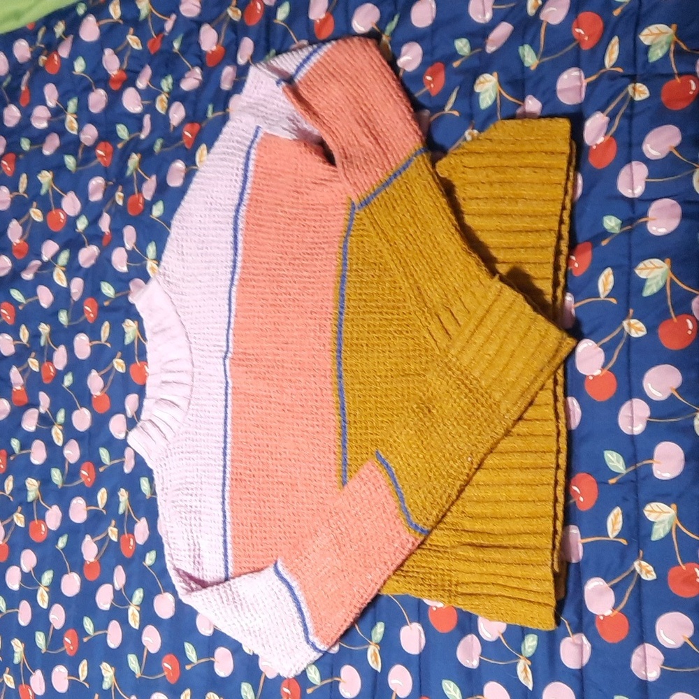 Striped Fall Sweater XS
